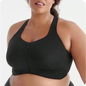 NWT Knix Catalyst black high impact athletic lightweight supportive sports bra 7